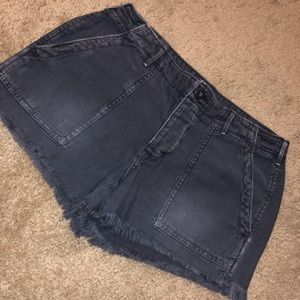 American Eagle fringe shorts
